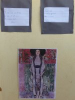 Des haïkus créés par les enfants et une autre oeuvre de KLIMT